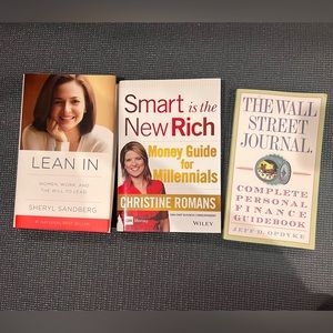 3 books, excellent condition , 2 hardcover, 1 paperback